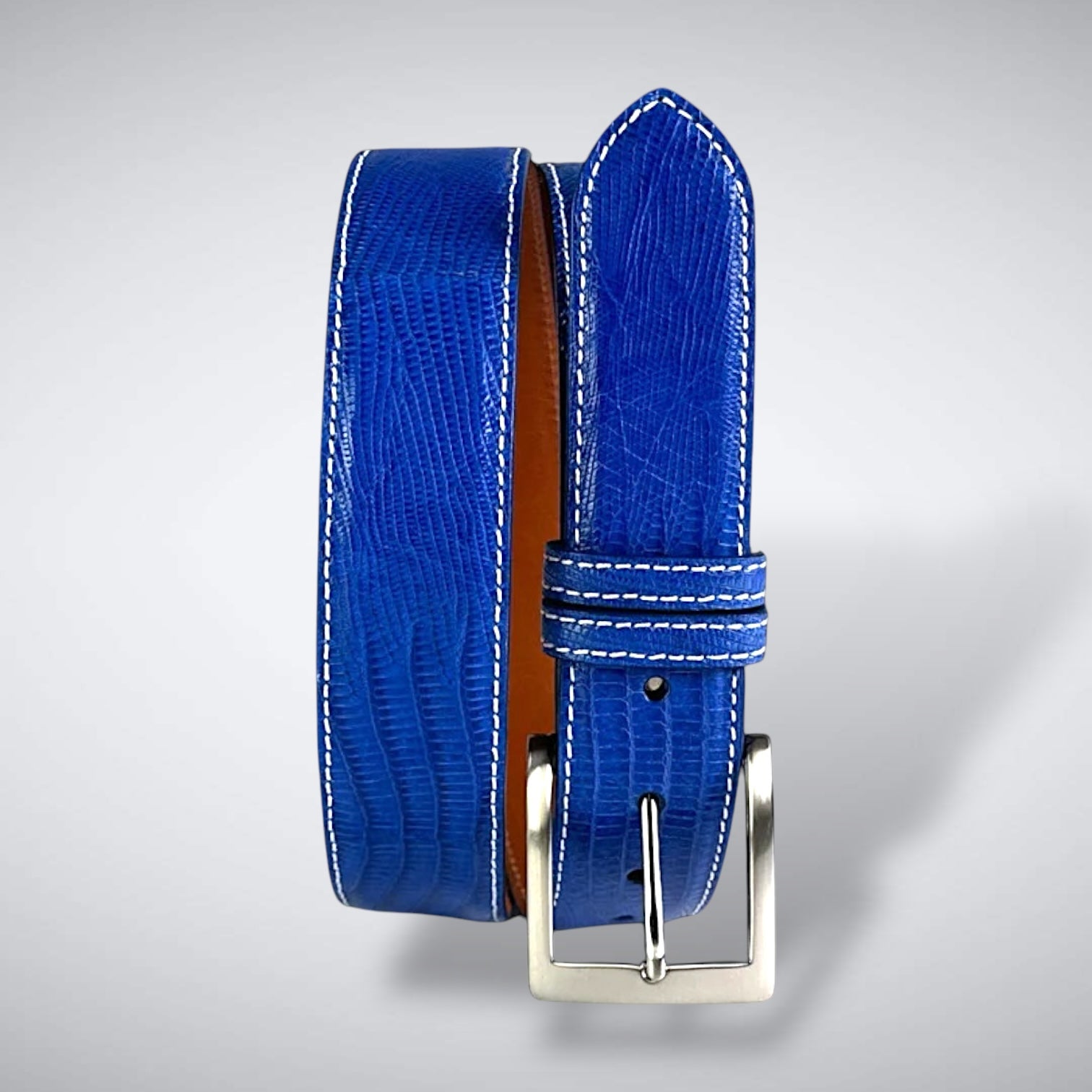Lizard Belt — Royal Blue