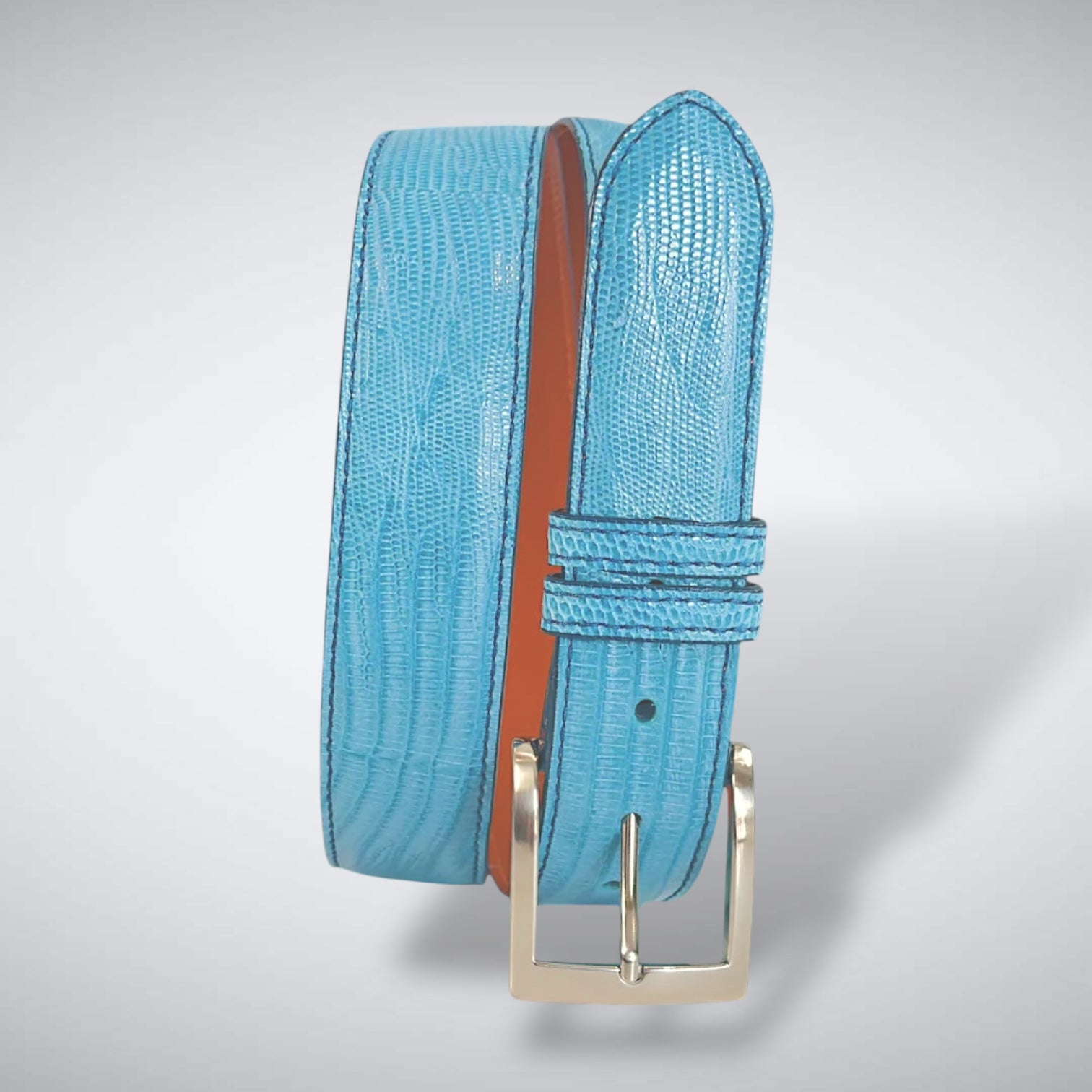 Lizard Belt — Sky Blue