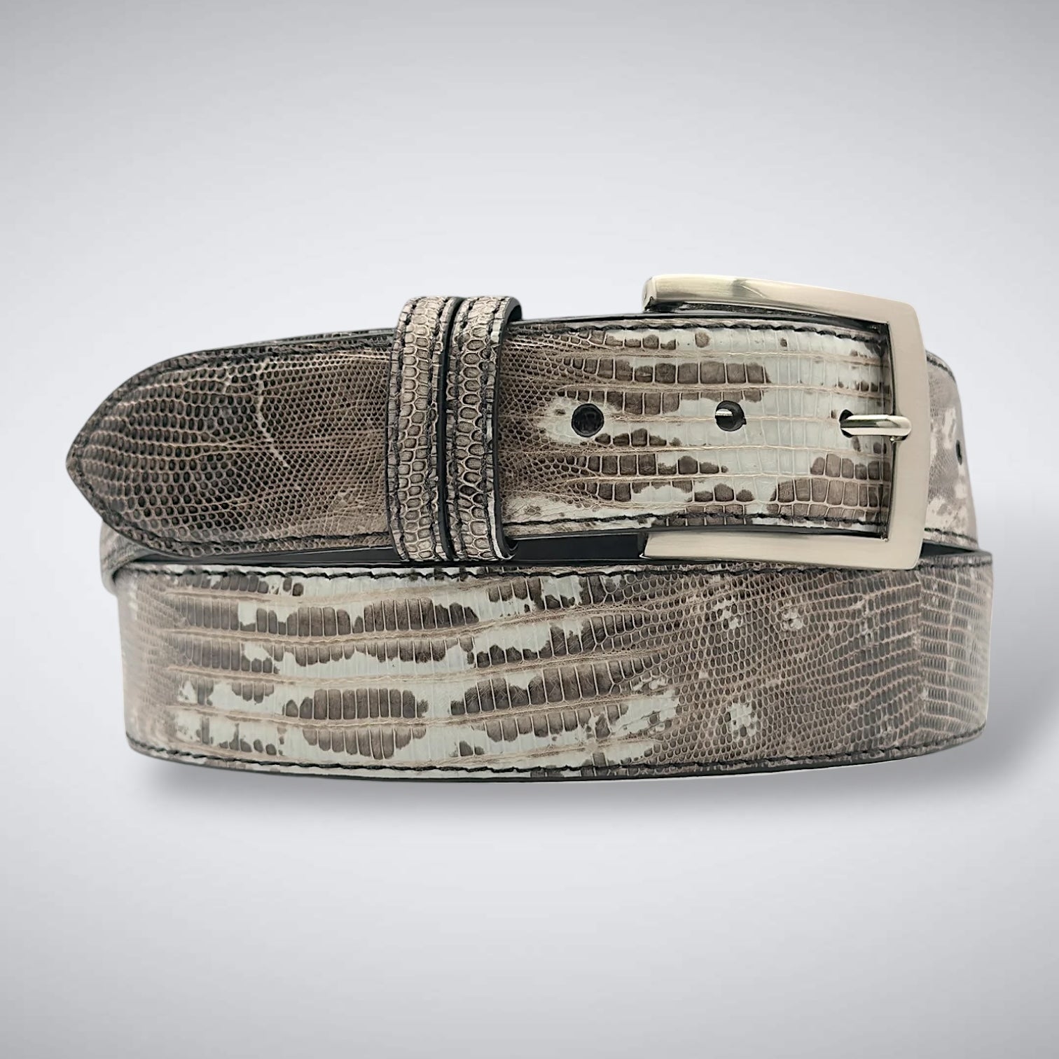 Lizard Belt — Black White | Marked