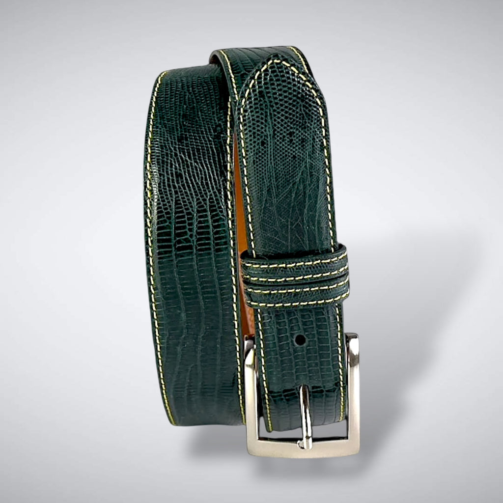 Lizard Belt — Forest Green