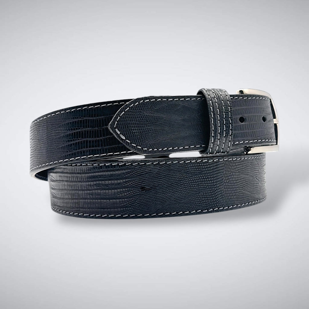 Lizard Belt — Black | Matte