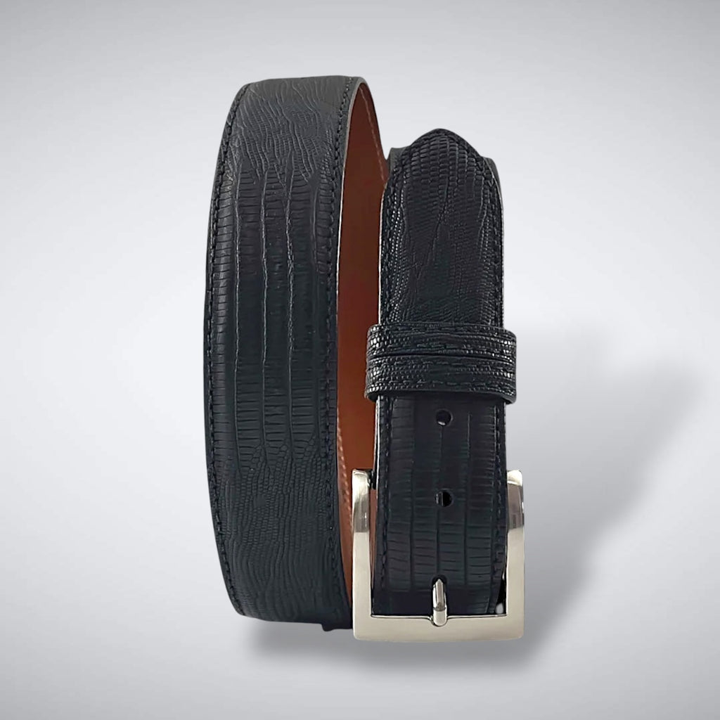 Lizard Belt — Black | Matte
