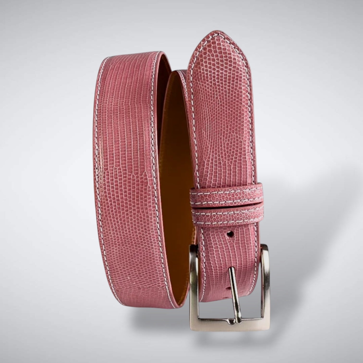 Lizard Belt — Pink