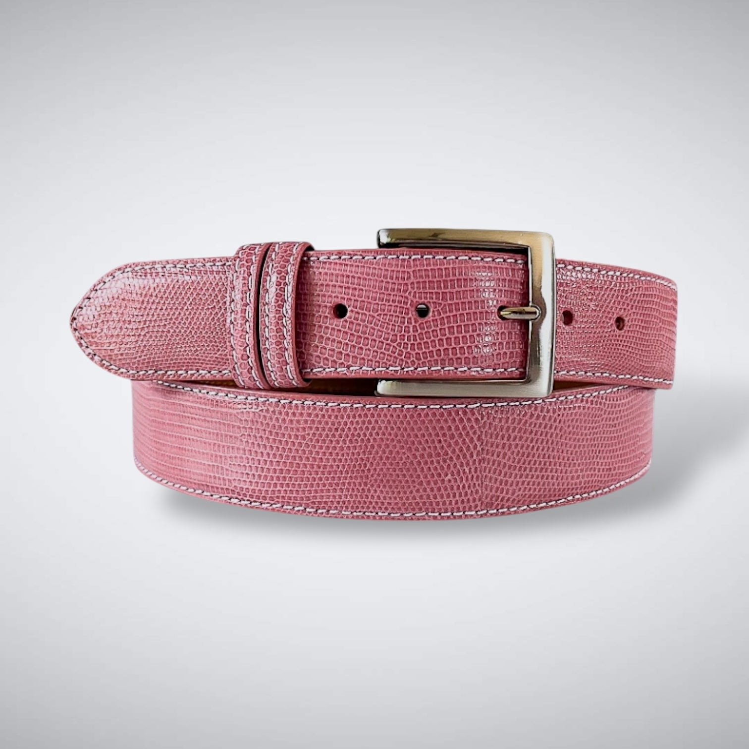 Lizard Belt — Pink