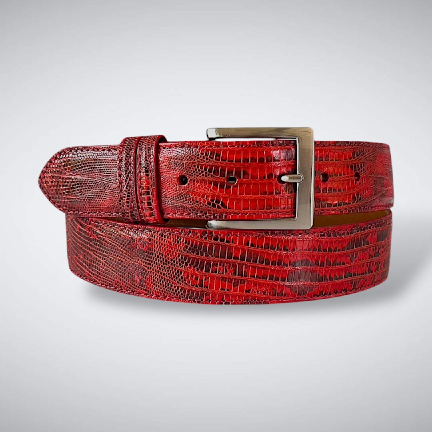 Lizard Belt — Red | Marked