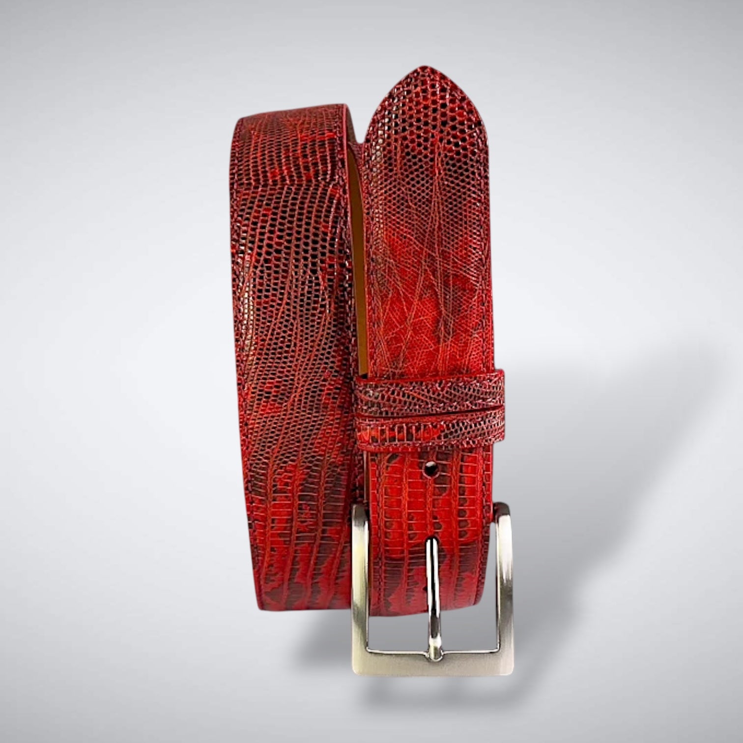 Lizard Belt — Red | Marked