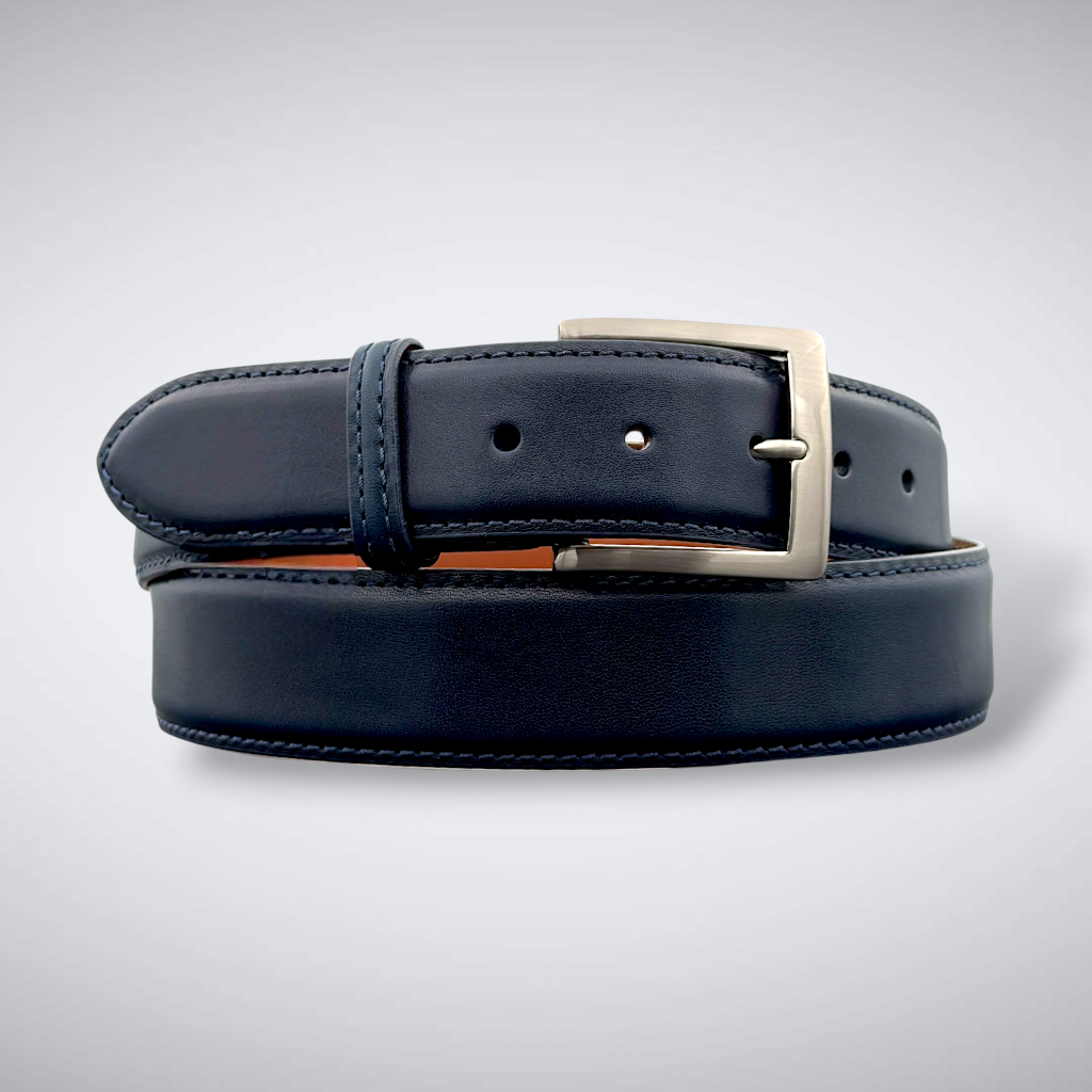 Calf Belt —  Navy