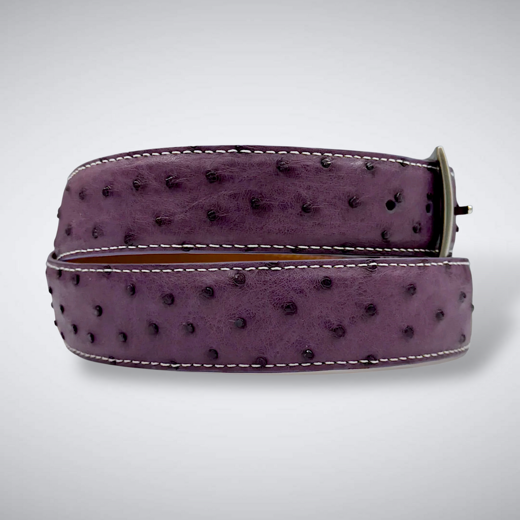 Ostrich Belt — Purple