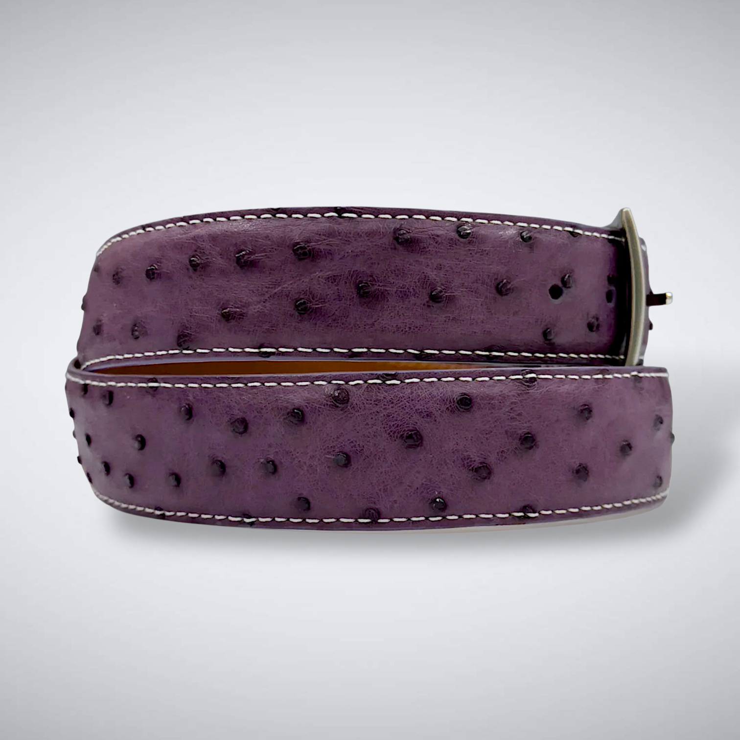 Ostrich Belt — Purple