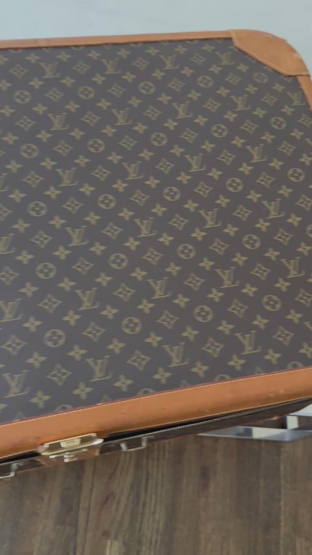 The French Connection Cash Cover: Re-purposed LV- Mono Brown