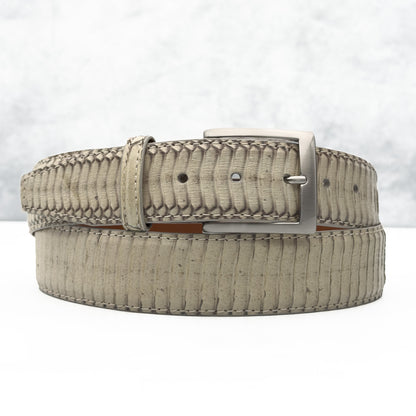 Ready To Ship Spitting Back Cut Cobra Belt: Natural (Width 1.5&