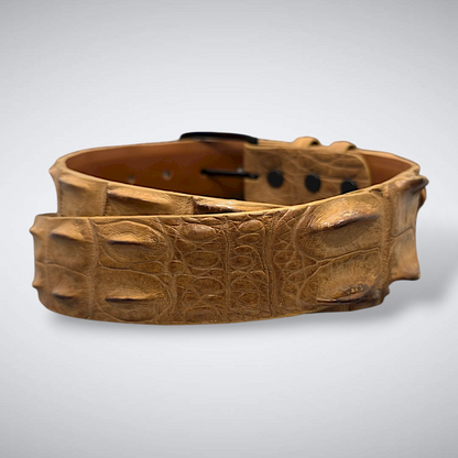Saltwater Crocodile Belt: Sand