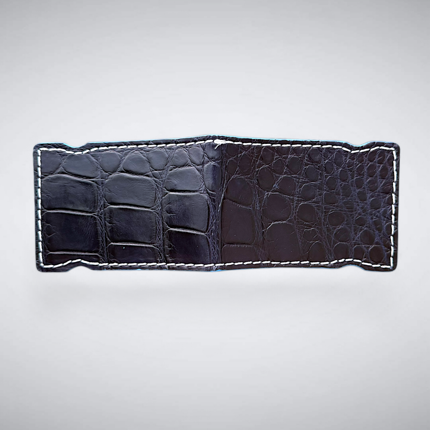 The Crest Cash Cover — Matte Navy Alligator