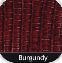 Lizard Belt: Burgundy