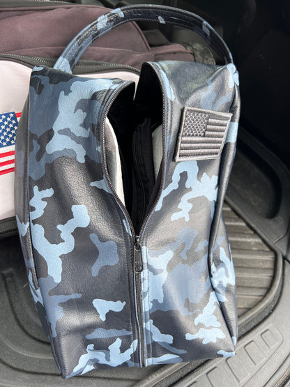 Shoe Bag: Navy Camo