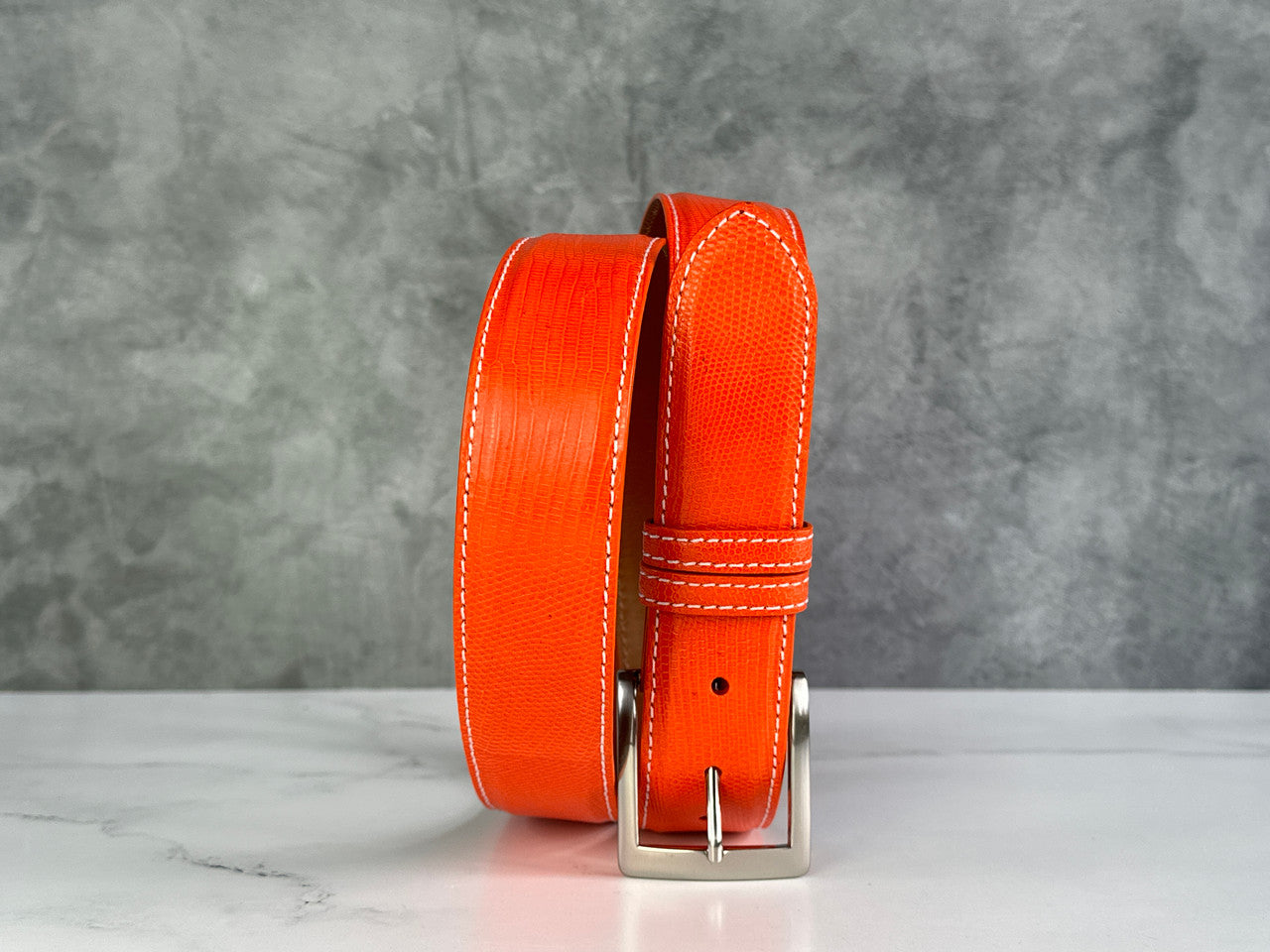 Lizard Belt: Orange