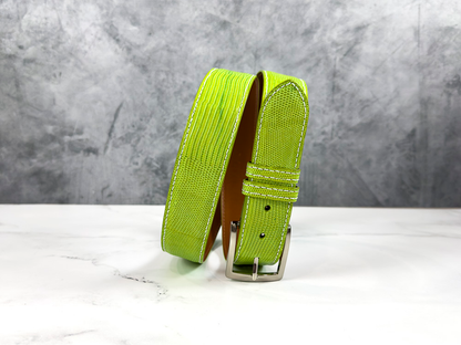 Lizard Belt: Lime Green