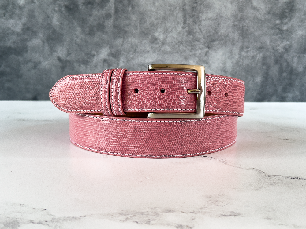 Lizard Belt: Pink