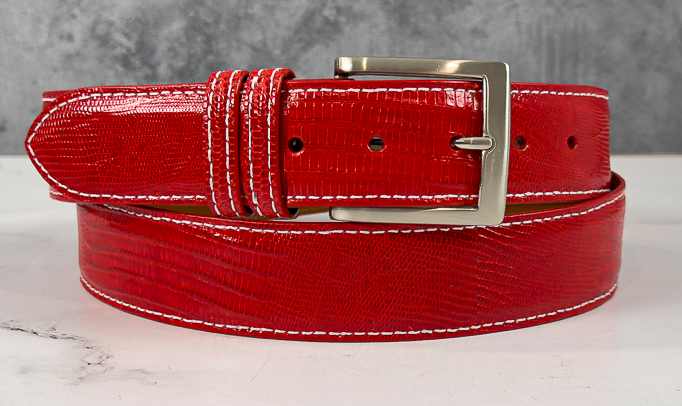 Lizard Belt: Red