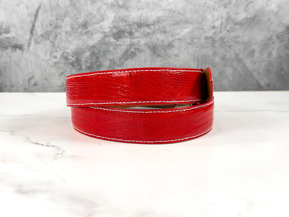 Lizard Belt: Red