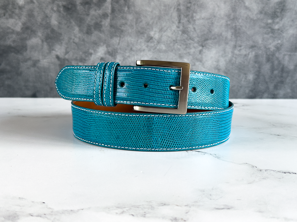 Lizard Belt: Turquoise